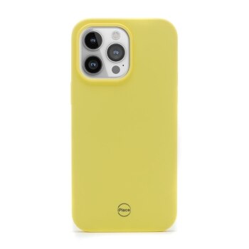 Capa iPhone 14 Pro Max iPlace, Beagá, Silicone Amarelo Siciliano